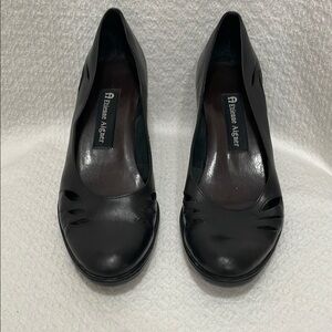 Etienne Aigner Black Leather Shoes size 6.5